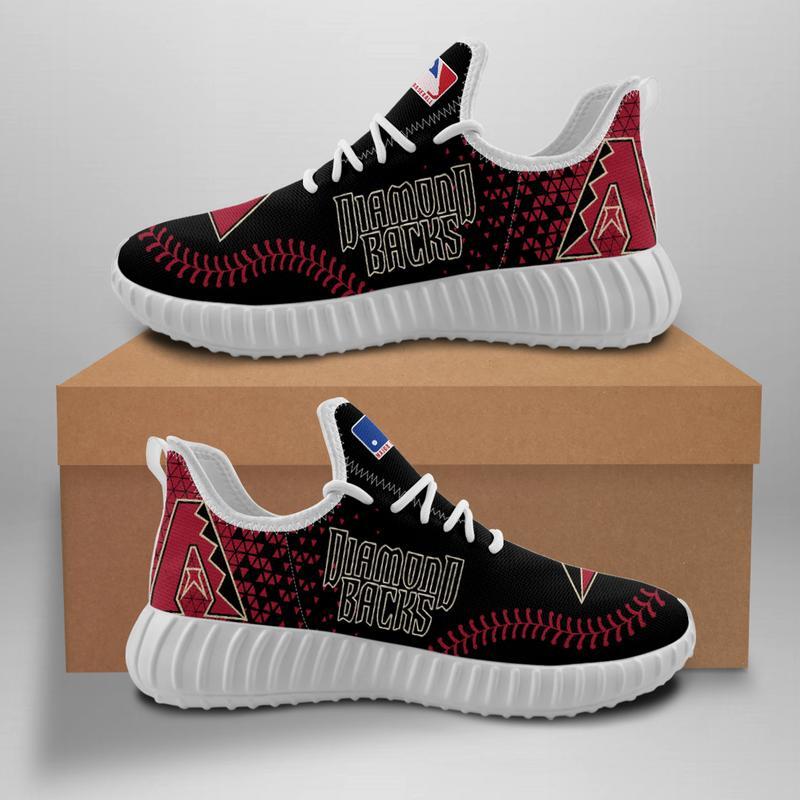 Women's Arizona Diamondbacks Mesh Knit Sneakers/Shoes 003